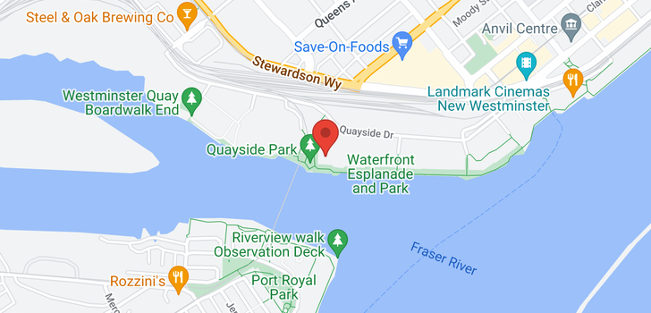 map of PH1901 1250 QUAYSIDE DRIVE